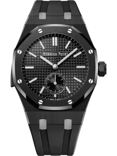 Royal Oak Repeater Supersonnerie Black Ceramic / Black / Rubber