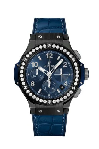 Big Bang Original 41 Ceramic - Diamond / Blue / Alligator