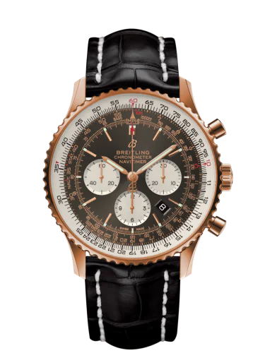 Navitimer 1 B01 Chronograph 46 Red Gold / Anthracite / Croco / Pin