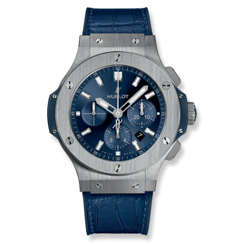Big Bang Original 44 Stainless Steel / Blue / Alligator
