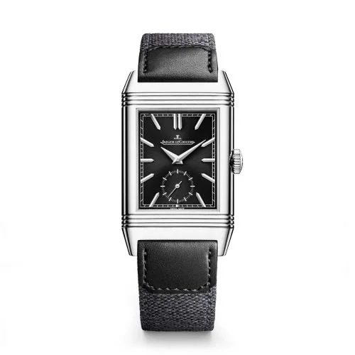 Reverso Tribute Duoface Stainless Steel / Black / Fagliano