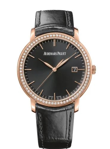 Jules Audemars Selfwinding Pink Gold / Diamond / Black
