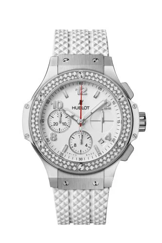 Big Bang Original 41 Stainless Steel - Diamond / White / Rubber