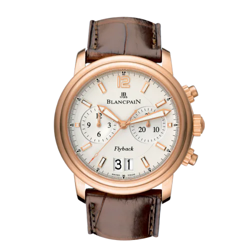 Léman Chronographe Flyback Grande Date Red Gold / Opaline / Alligator