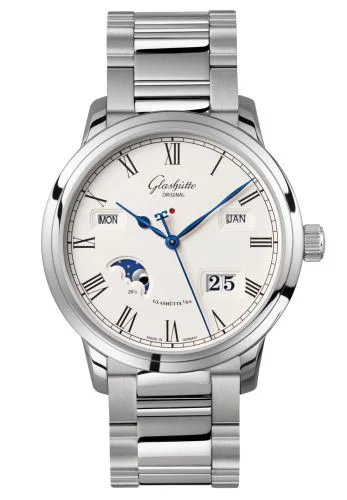 Senator Perpetual Calendar Stainless Steel / Silver/ Bracelet