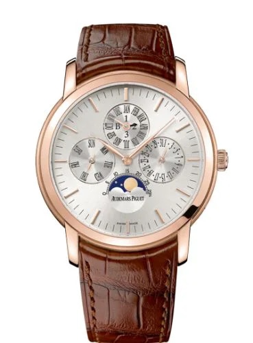 Jules Audemars 26390 Perpetual Calendar Pink Gold / Silver