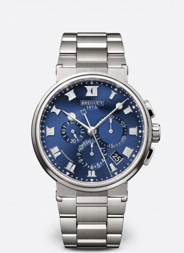 Marine Chronograph 5527 Titanium / Blue / Bracelet