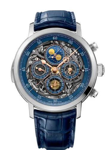 Jules Audemars Grande Complication Openworked Platinum / Blue