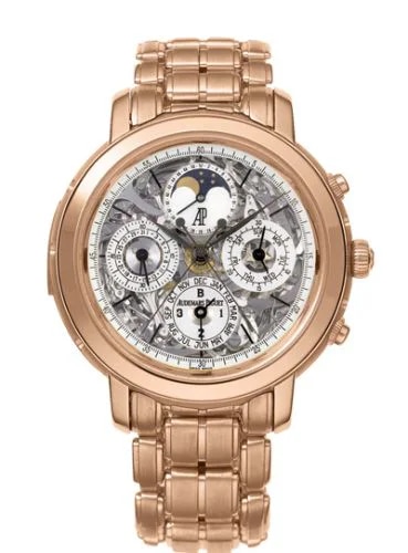 Jules Audemars 26023 Grande Complication Pink Gold / Sapphire / Bracelet