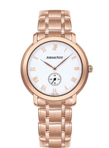 Jules Audemars Small Seconds Pink Gold / Silver / Bracelet