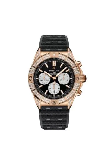 Chronomat B01 42 Red Gold - Diamond / Black / Rubber