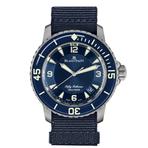 Fifty Fathoms Stainless Steel / Blue / Blue NATO