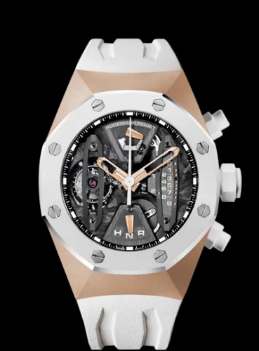 Royal Oak Concept 26223 Tourbillon Chronograph Pink Gold / White Ceramic