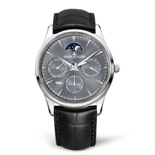 Master Ultra Thin Perpetual White Gold / Grey / Alligator