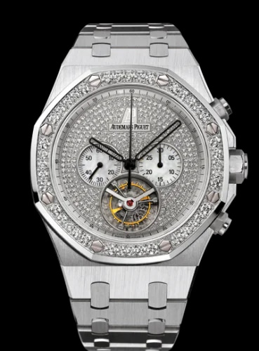Royal Oak Tourbillon Chronograph White Gold / Diamond