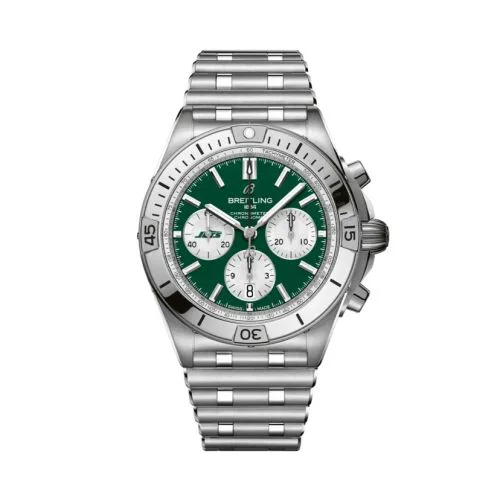 Chronomat B01 42 NFL New York Jets / Rouleaux