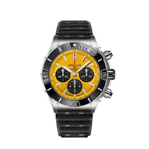 Super Chronomat B01 44 Stainless Steel / Yellow / Rubber / China