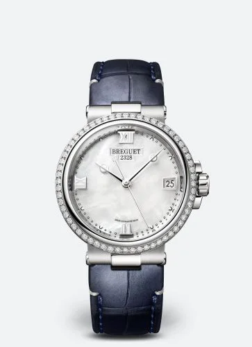 Marine Dame 9518 Stainless Steel - Diamond / MOP  / Alligator