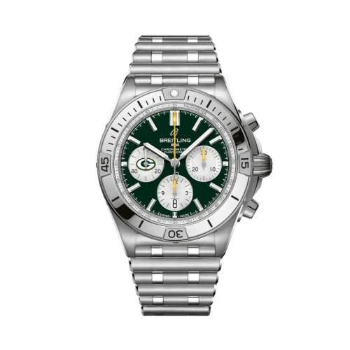 Chronomat B01 42 NFL Green Bay Packers / Rouleaux