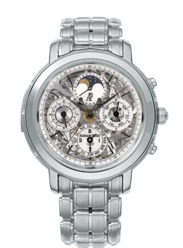 Jules Audemars 26023 Grande Complication Platinum / Sapphire / Bracelet