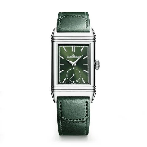 Reverso Tribute Monoface Stainless Steel / Green