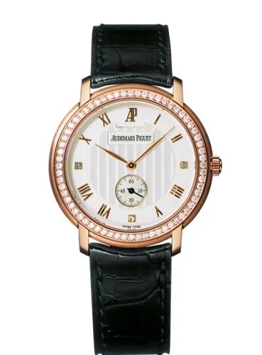 Jules Audemars Small Seconds Pink Gold / Diamond / Silver