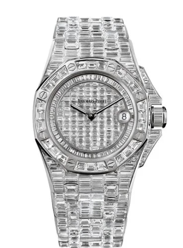 Royal Oak OffShore 67543 Lady Quartz Full Baguette