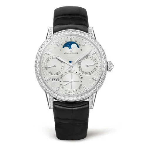 Rendez-Vous Perpetual Calendar White Gold / Silver / Alligator