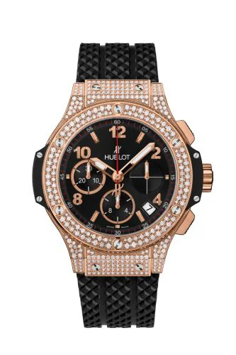 Big Bang Original 41 Red Gold - Pavé / Black