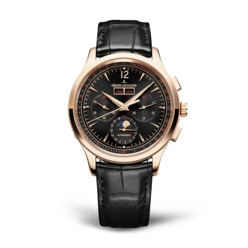 Master Control Chronograph Calendar Pink Gold / Black / Alligator