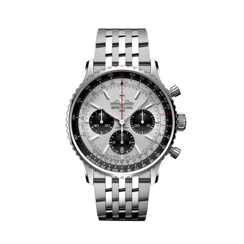 Navitimer B01 Chronograph 43 Stainless Steel / Silver / Bracelet
