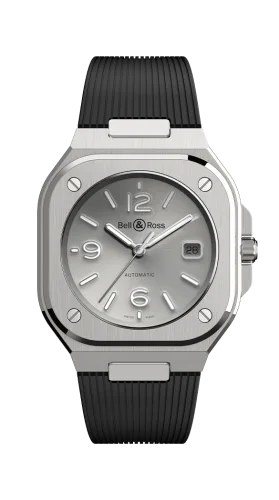 BR 05 Stainless Steel / Silver / Rubber