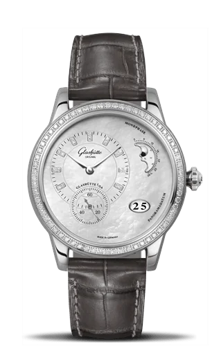 PanoMatic Luna Stainless Steel / Diamond / MOP / Alligator / Pin