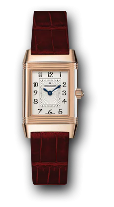 Reverso Duetto Pink Gold Brown Strap