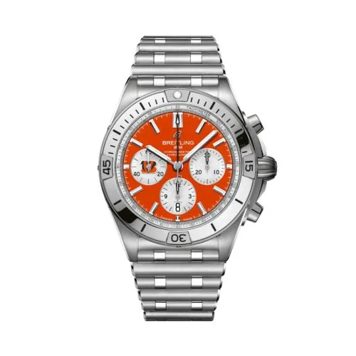 Chronomat B01 42 NFL Cincinnati Bengals / Rouleaux