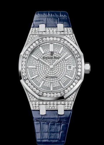 Royal Oak Selfwinding 37 White Gold / Diamond / Diamond / Strap
