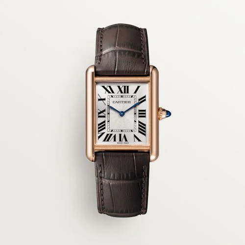 Tank Louis Cartier Large Manual Rose Gold / Silver