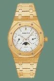 Royal Oak 25594 Moon Phase Yellow Gold / White