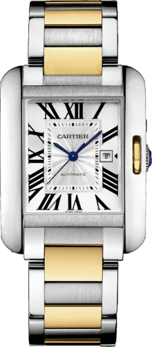 Tank Anglaise 29.8 Stainless Steel / Yellow Gold / Silver / Bracelet