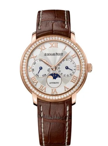 Jules Audemars Day & Date Pink Gold / Diamond / Silver