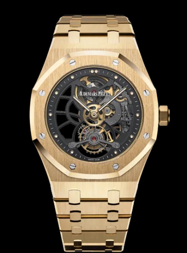 Royal Oak Ultra Thin Tourbillon Openworked Yellow Gold / Boutique Edition