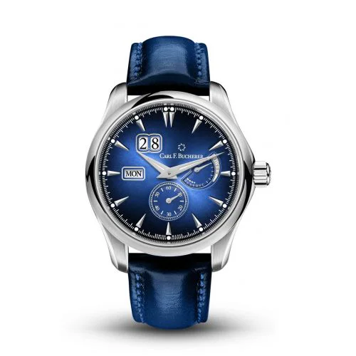 Manero PowerReserve Stainless Steel / Blue