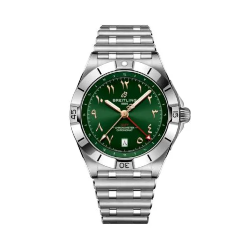 Chronomat 40 GMT Stainless Steel / Green / Middle East
