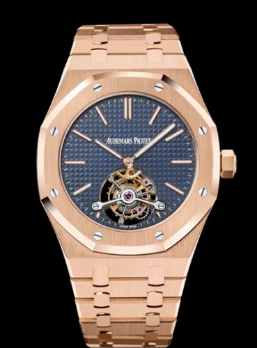Royal Oak Ultra Thin Tourbillon Pink Gold / Blue