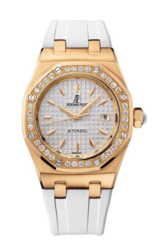 Royal Oak Selfwinding 77321 Pink Gold / Diamond / Silver / Rubber