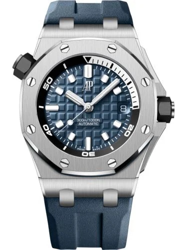 Royal Oak Offshore Diver Stainless Steel / Blue