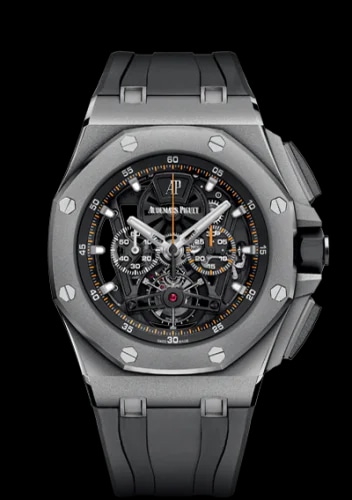 Royal Oak Offshore Tourbillon Chronograph Openworked Titanium / Rubber