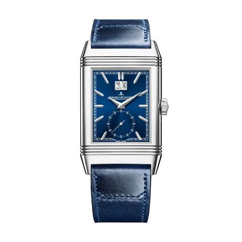 Reverso Tribute Geographic Stainless Steel / Blue / Fagliano