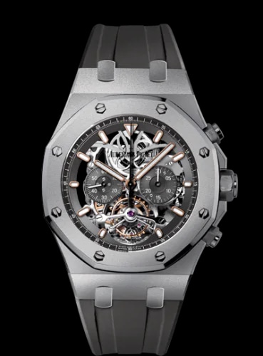 Royal Oak 26347 Tourbillon Chronograph Openworked Titanium