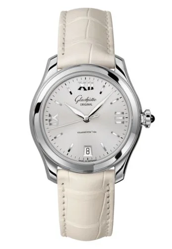 Lady Serenade Stainless Steel / Silver / Alligator - Folding